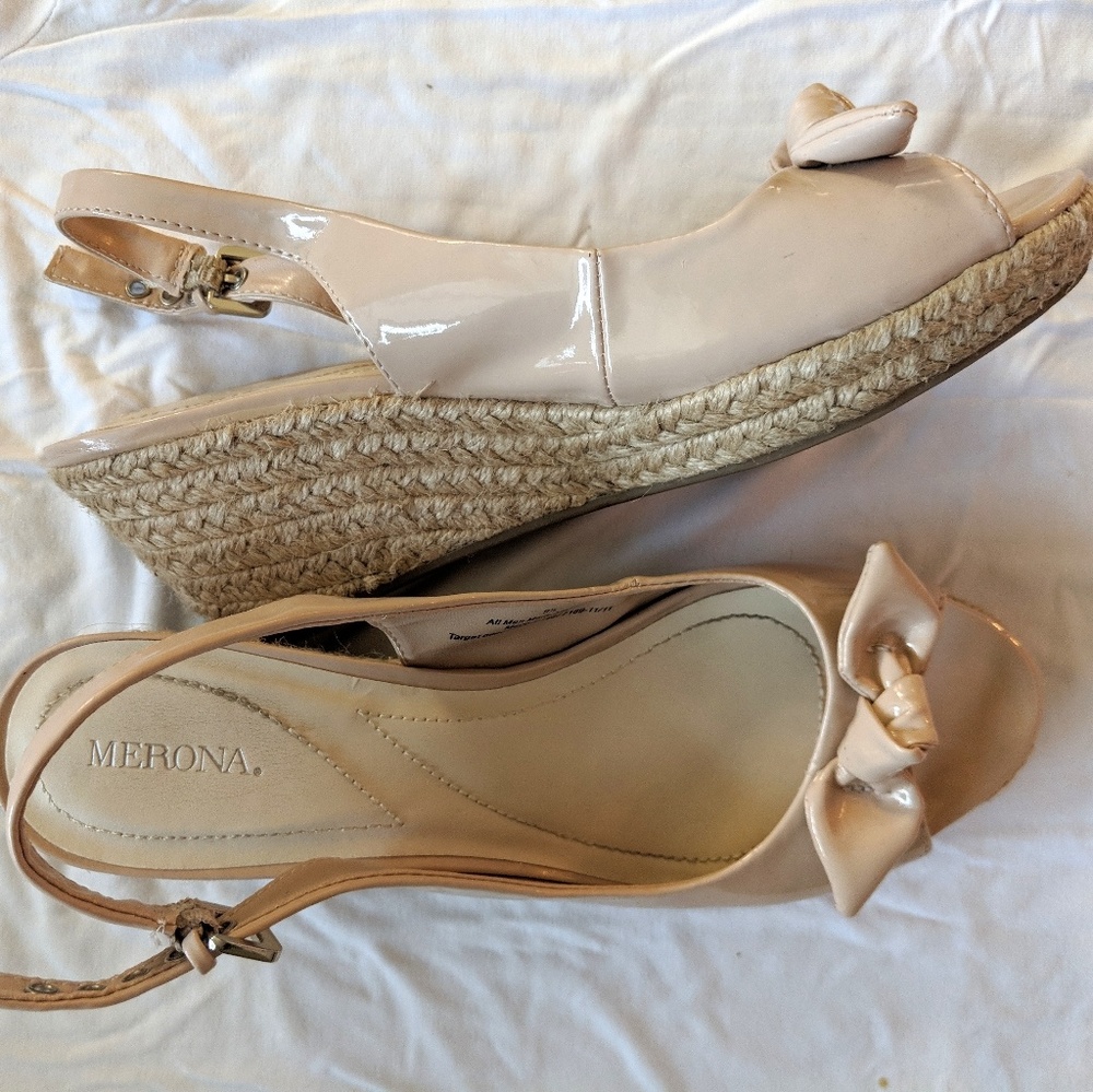 Merona Nude Bow Wedge